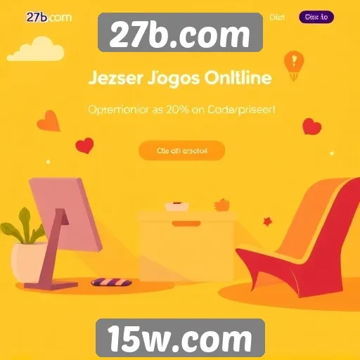 Experiência do usuário no site de jogos 27b.com